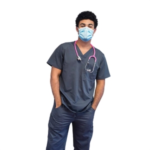 Uniformes Médicos Tejidos Personalizados, Uniformes de Hospital, Transpirables, Elásticos, con Detección de Agujas, Servicio OEM para Hombres y Mujeres - Product Image 5