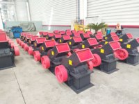 Concasseur à marteaux diesel mobile 600X800, machine à roulements de moteur pour le charbon, le calcaire, le sel, l'argile, la brique et la roche, en vente