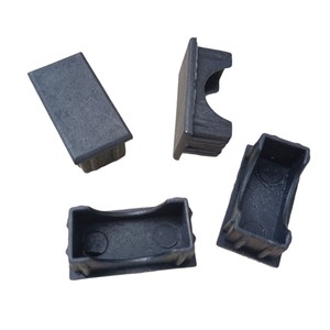 ปลั๊กพลาสติกทรงสี่เหลี่ยมขนาด 15x30 มม. สำหรับขาเฟอร์นิเจอร์ ท่อ ผนังหนา 0.6 ถึง 1.5 มม. สีดำ ตัวเชื่อมต่อทนทาน - Product Image 1