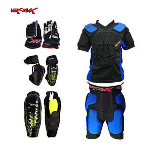 Pantalon de hockey sur glace et en ligne professionnel de qualité supérieure pour sports de plein air, avec rembourrage renforcé et forme ajustée, prix de gros - Product Image 2