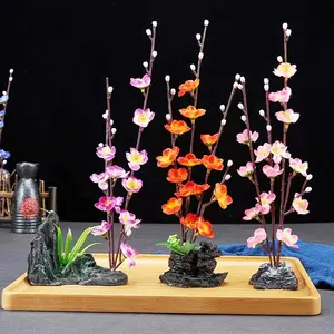 Assiette à sashimi japonaise Décoration Sushi Anti-Real Flower Traiteur Plats froids Embellissement Fleurs artistiques - Product Image 1