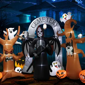 Custom PVC Halloween Decorations Inflatable Pumpkin