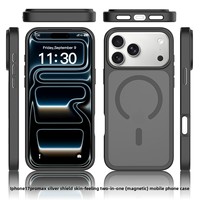 Nouvel Arrivage 2026 – Coque Magnétique Antichoc en TPU Mat Ultra-Fine pour iPhone 18 17 16 15 Pro Max avec Prise en Charge de la Recharge Sans Fil