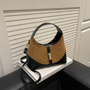 Leopard Print Handbag Stylish Minimalist Small <b>Square</b> Bag Casual Faux Suede Women's Bag 2025 Winter New Arrival - Product Image 4