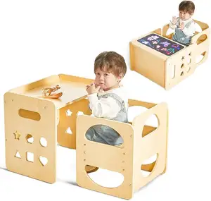 幼儿园婴儿桌椅山毛榉实木儿童小板凳家具