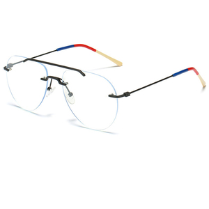 Montura de Gafas sin Aro para Hombre y Mujer, Estilo Punk, Diseño Animal, Metal, para Lentes Graduadas - Product Image 3