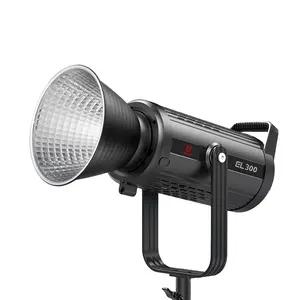 JINBEI-Luz LED continua con montaje Bowens para grabación de vídeo y película, 300 K, 5500