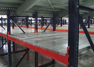 Panel de metal de acero Drop-Over Panel de acero galvanizado Estantes de almacenamiento de almacén Cubierta de acero para estanterías - Product Image 4