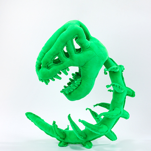 Chapeau en peluche squelette de dinosaure - Costume de cosplay d'Halloween pour enfants et adultes, idéal pour les fêtes et comme cadeau d'anniversaire - Product Image 5