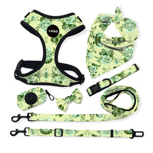 Arnés para Perro Personalizado con Logotipo, Venta al por Mayor, MOQ Bajo, OEM/ODM, Arnés Ajustable con Correa y <span class=keywords><strong>Collar</strong></span> - Product Image 1