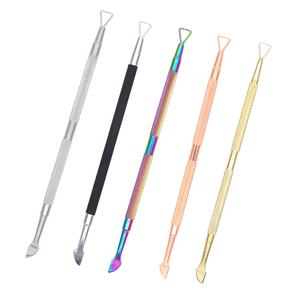 5 צבעים עור מת פדיקור מניקור טיפול מנקה מניקור כלים נייל נירוסטה לציפורן מסיר <span class=keywords><strong>Pusher</strong></span> - Product Image 1