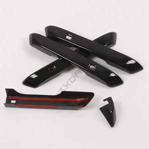 WZXD Gloss Black <b>Door</b> Handle Cover Catch <b>Trim</b> Exterior Accessories for 2022 2023 - Product Image 6