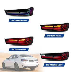 Luces Traseras LED HCMOTIONZ para <span class=keywords><strong>BMW</strong></span> G20 2019-2025 Serie 3 M340i <span class=keywords><strong>330e</strong></span> 330i M 325Li G80 M3 G28, Conjunto de Luces Traseras con Animación RGB - Product Image 3