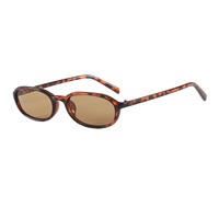77243 Kacamata Hitam Wanita Bingkai Kotak Kecil Terbaru UV400 Desain Retro Fashion Trendi PC Universal Gafas De Sol Kustomisasi Logo