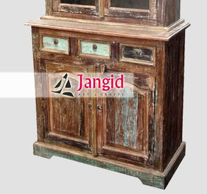 Jangid Art Reclaimed Wood Indian <b>Kitchen</b> Cabinet <b>Furniture</b> - Product Image 2