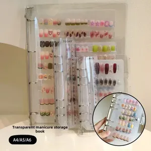 Organisateur de rangement pour nail art, album de présentation et édition DIY, simple, anti-poussière, grande capacité - Product Image 3
