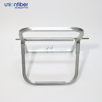 Soporte Plegable de Acero Aleado para Bobinas de Cable, Capacidad de Carga de 50 kg, Soporte para Instalador de Cables, Carrete para Bobinas, Soporte para Rodillos de Cable