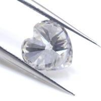 Patch en diamant blanc de haute qualité, 1 cat 2ct 3ct D VVS, vente en gros, 6.5mm