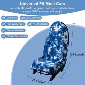 Housse de siège imperméable antidérapante personnalisée <span class=keywords><strong>serviette</strong></span> de siège pour voiture Yoga natation randonnée poste Gym entraînement plage - Product Image 2