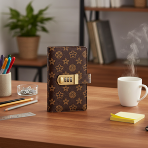 Libro di contabilità familiare in vera pelle con chiusura sicura <span class=keywords><strong>per</strong></span> <span class=keywords><strong>la</strong></span> gestione del budget e il monitoraggio delle spese domestiche - Product Image 1
