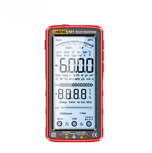 Multimètre numérique anti-brûlure à grand écran 681 pour électricien, étanche, haute précision (0,01%+1) 1000V - Product Image 1
