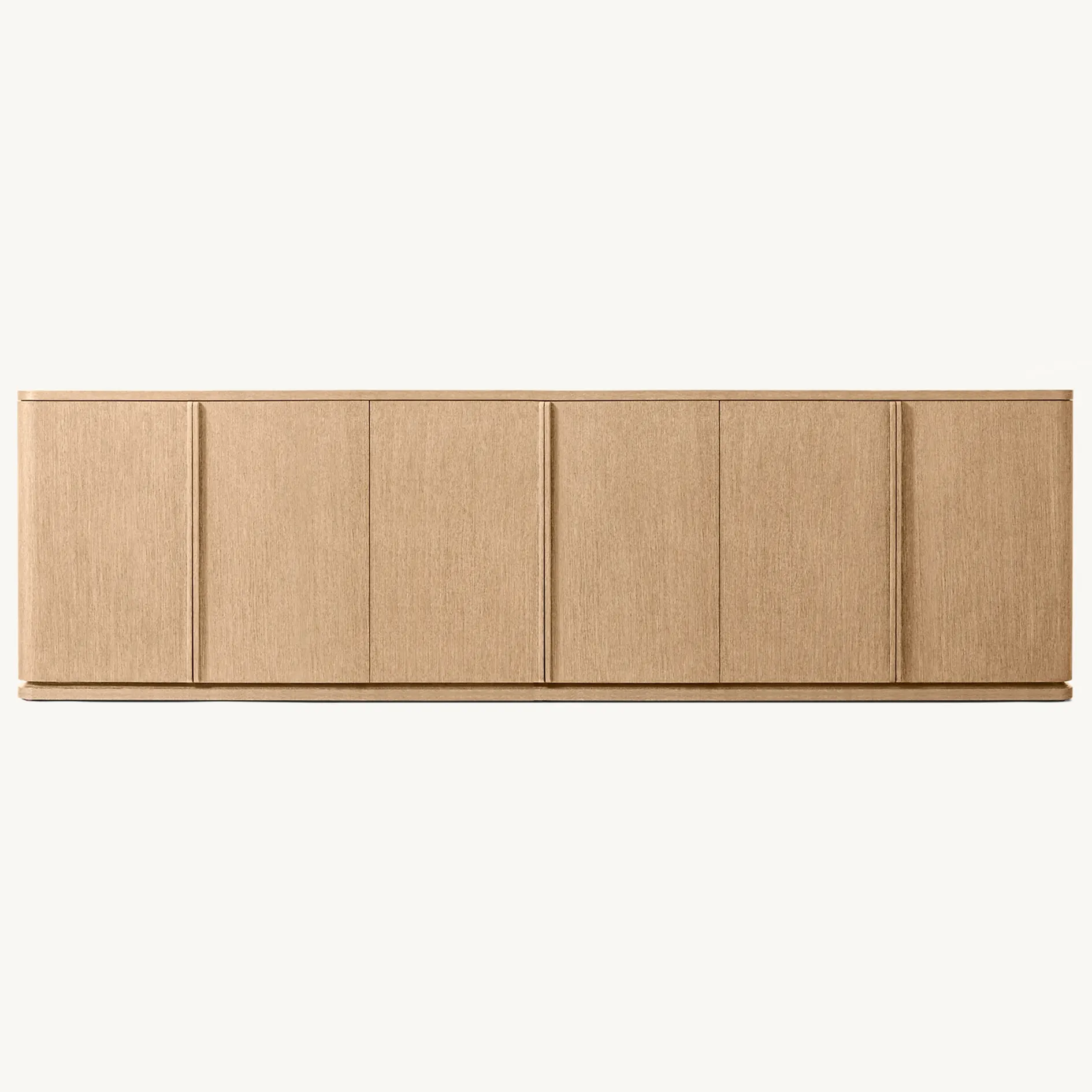 Indoor High-End-Möbel aus weißer Eiche 6-türige schöne Side boards Buffets chränke Luxus