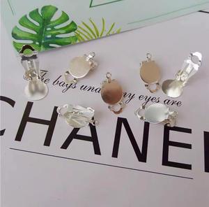 Clip de <span class=keywords><strong>oreja</strong></span> de oro no perforado de 10mm para niños, pendientes de Clip DIY con <span class=keywords><strong>oreja</strong></span> de rana, orejas perforadas de diamantes, accesorio de moda de aleación dulce principalmente - Product Image 4