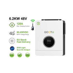 ดองเกิล Wifi อัจฉริยะ GOOTU แบบสองเอาต์พุต 48V 24V 4KW 6KW 8KW 10KW ระบบไฮบริดพลังงานแสงอาทิตย์ พร้อมตัวควบคุมการชาร์จพลังงานแสงอาทิตย์แบบ MPPT - Product Image 5