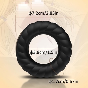 Dispositivo de Massagem Vibratória Masculino com Anel de Bloqueio para Pênis e Vibração na Glândula para Masturbação - Product Image 3