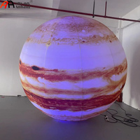 Ballon gonflable sphérique bleu planète galaxie, thème océan, grande boule spatiale pour la décoration de fêtes et de scènes