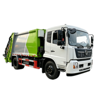 Camion à ordures compacteur Dongfeng Kinland 12CBM à benne arrière, poids total autorisé 16200 kg, véhicule d'assainissement pour déchets municipaux