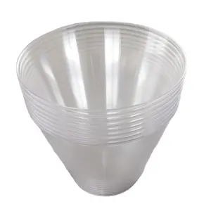 הנמכר ביותר פלסטיק חד פעמי כוסות 9oz חברת תעופה סיטונאי כוס פלסטיק כוס מדידה וכפית סט