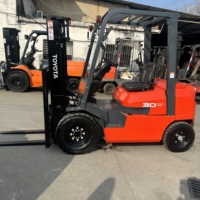 Chariot élévateur d'occasion Mini 3 tonnes, petit modèle TOYOTA30, d'origine japonaise, bon état, prix avantageux