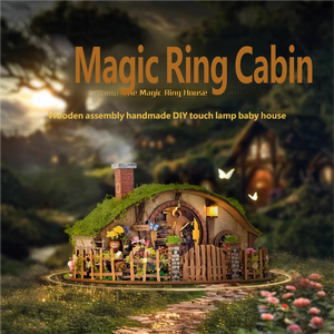 YUANGU Magic Ring House, <span class=keywords><strong>Puzzle</strong></span> 3D in Legno Educativo Fai-da-Te, Kit Artigianale per Età 14+, Regalo Unisex - Product Image 5