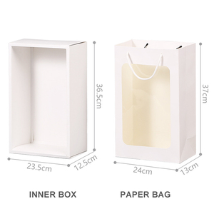 Lipack Wholesales Hand Flower Box <strong>Gift</strong> Flower Bag Rose Bouquet <strong>Gift</strong> Box <strong>Wedding</strong> Decoration <strong>for</strong> Girl <strong>Friend</strong> - Product Image 4