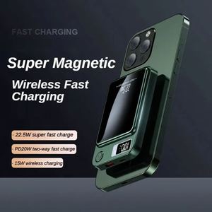 Banco de Energía Portátil de Moda de 10000 mAh con Carga Rápida de 20 W, Mini Banco de Energía Magnético Inalámbrico, Batería Externa Pd20w - Product Image 2