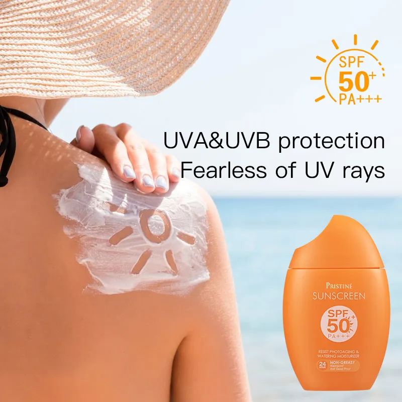 Kormesic OEM ODM Nhãn Hiệu Riêng Spf50 + PA +++ Kem Chống Nắng Làm Trắng Kem Chống Nắng Chống Uv Ánh Sáng Và Đa Năng Kem Chống Nắng