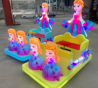 Voitures d'amusement extérieures à piles, manèges intérieurs pour enfants, voitures électriques pour enfants, voitures tamponneuses lumineuses Elsa à vendre