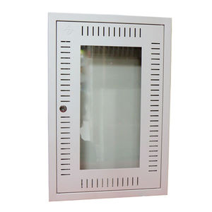 Installation Standard de 19 po Boîte à Bornes Porte Ventilée Petite Serrure Ronde 12U 400*600*120 Mural Armoire de Données - Product Image 1