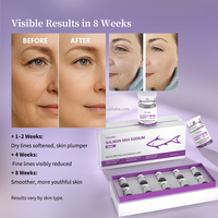 Sérum Ampoule PDRN ADN de Saumon au Sodium Anti-Rides Effet Instantané Atténuation des Rides et Raffermissement Éclaircissant la Peau Minimisation des Pores 3ml