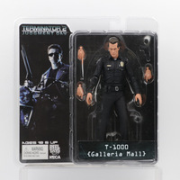 Figurine d'action en PVC Terminator Série T1000, 7 sections, tête et mains interchangeables, version NECA, modèle de film, jouet