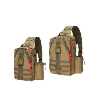 Bolsa de Pesca de Gran Capacidad, Mochila Táctica Multifuncional de Nailon con Correa Cruzada para Almacenamiento de Equipo de Pesca - Product Image 5