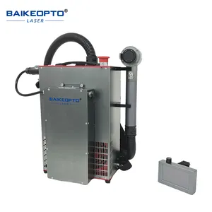 Portable 200W Backpack Handheld Pulsed MOPA Fiber Laser Cleaning Removing Rust Paint Oil Cleaner