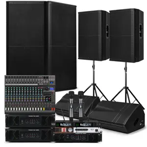 사운드 시스템 장비 스피커 성능 전문 무대 오디오 스피커 15 인치 전문 스피커