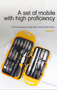 Ensemble <span class=keywords><strong>de</strong></span> couteaux <span class=keywords><strong>de</strong></span> charpentier <span class=keywords><strong>en</strong></span> alliage d'aluminium durable Couteaux à découper à la main pour la sculpture sur <span class=keywords><strong>bois</strong></span> et le travail du <span class=keywords><strong>bois</strong></span> - Product Image 2