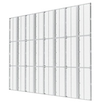 Écran LED transparent pour intérieur et extérieur, panneaux transparents, bande LED, écran d'affichage LED transparent