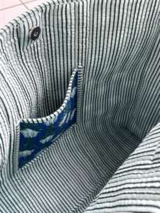 Hand-Block Printed Quilted Tote Shopping Bag Multi-Color Floral Design Winter Cotton Fabric Fashion Two <b>Shoulder</b> <b>Straps</b> - Product Image 3