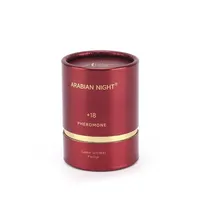 Emballage cosmétique en papier kraft recyclé écologique imprimé sur mesure, tube cylindrique, boîte cadeau ronde pour parfum