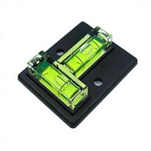 Nivel de burbuja tipo T de 50 mm x 40 mm de plástico acrílico para uso en bricolaje - Product Image 1