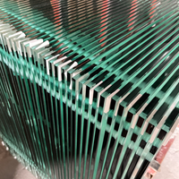 10mm 12 mm 6mm verre trempé coût par pied carré verre Esg 10mm 8mm d'épaisseur verre trempé clair prix M2